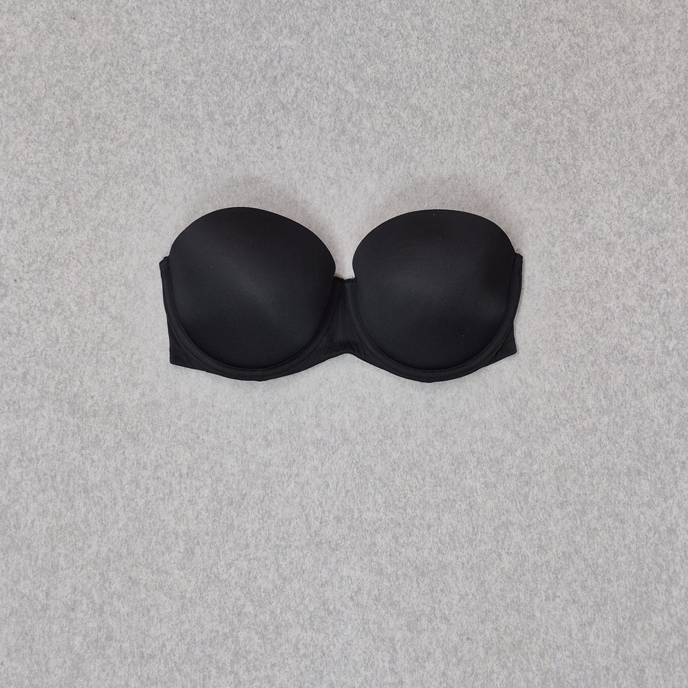 Victoria Secret PINK Women Bra 32DD Black Wear Everywhere Multi Way Push Up READ